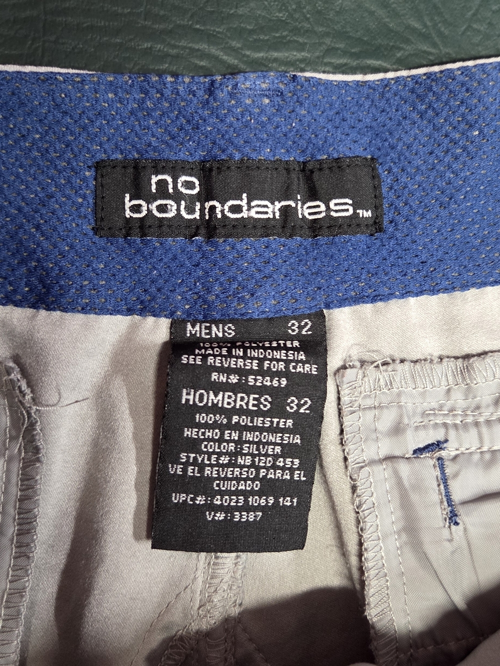 **No Boundries Men's Beige Cargo Shorts - Lightweight Summer Utility** - Picture 7 of 9